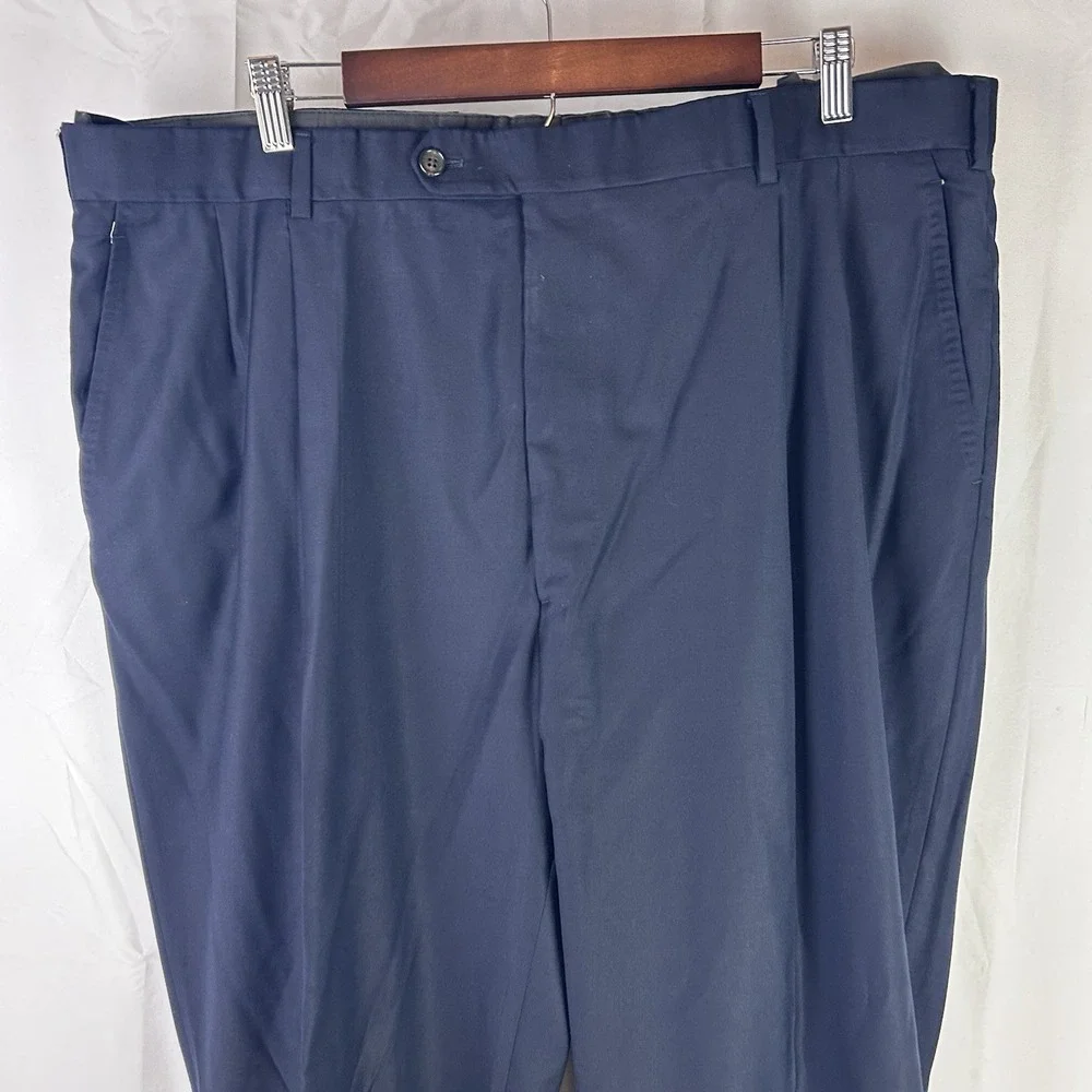 Brooks Brothers Golden Fleece Loro Piana Super 160s Wool Pants Blue Mens 40 x 29